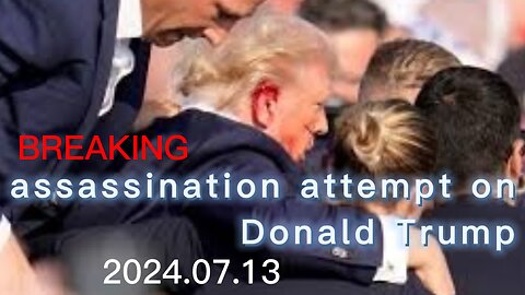 BREAKING assassination attempt on Donald Trump