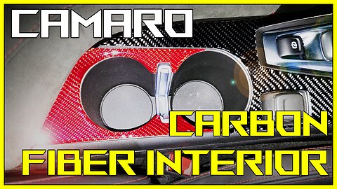 Carbon Fiber Cup Holder - 2016+ Camaro - p4