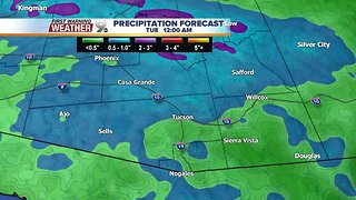 Valley rain and mountain snow return to southern Arizona