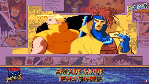 X-Men vs Street Fighter: Arcade Mode - Team Charlie