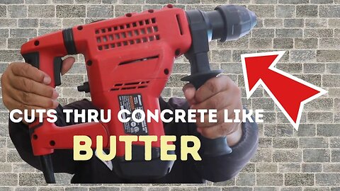 A TOOL that Cuts thru Concrete LIKE BUTTER//rotary hammer