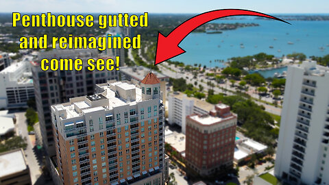 Gutted and Renovated: 17th floor Penthouse in the heart of downtown Sarasota with spectacular views!