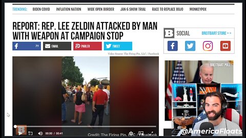 Congressman Lee Zeldin ATTACKED ON STAGE At Campaign Event By Armed Man