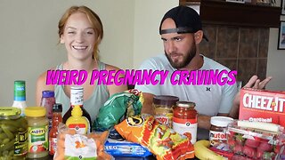 Trying WEIRD pregnancy cravings!