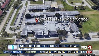 Cyppress Lake student arrested for school threat