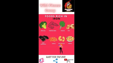 🔥Foods rich in iron🔥#short🔥#fitnessshorts🔥#wildfitnessgroup🔥9 march 2022🔥