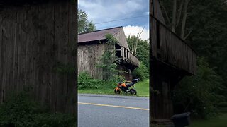 Beautiful Lancaster county PA on a motorcycle: a barn, and does anybody want a couch? #shorts