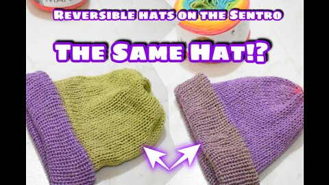 How to Make Reversible Hats on the Sentro Knitting Machine
