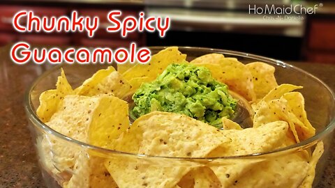 Chunky Spicy Guacamole | Dining In With Danielle