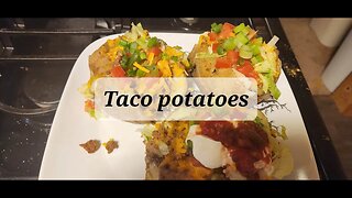 Taco potatoes #tacos #potatoes