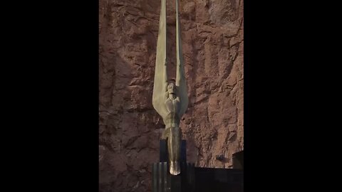 REAL MEANING OF GIANT ANGEL STATUES🪐🪽🕋🪽💦🐉AT HOOVER DAM COLORADO RIVER🪐🕋🌊🦅💫