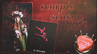 Scorpio Season Tarot & Oracle Decks