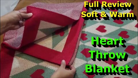 Red Heart Throw Blanket - Soft & Warm - Full Review