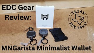 EDC Gear Review & Unboxing: MNGarista Minimalist Wallet and Retractable Keychains