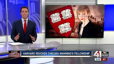 Harvard revokes Chelsea Manning's fellowship