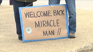 "Miracle Man" goes home after spending 40 days in the hospital with COVID-19