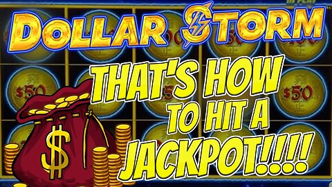 ⚡ Dollar Storm Strikes Again for Jackpot!! Emperor’s Treasure Bonus Round Win on Max Bet!