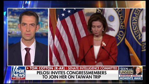 Sen Cotton: WH Leaked Pelosi's Taiwan Trip To Kowtow To China