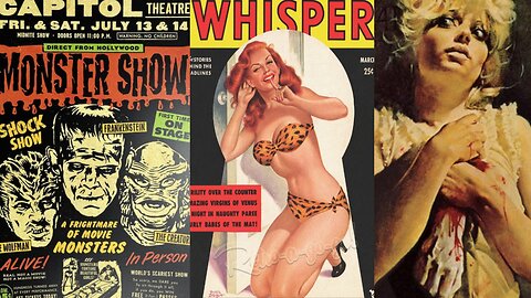Eerie #77 Poster with cover art by Corben - Creepy covers, SPOOK SHOW and SPICY Pin-ups