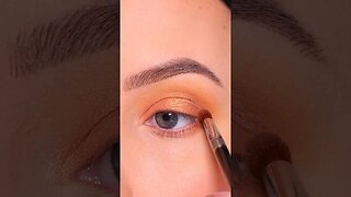 Soft Warm Eye Makeup Tutorial #shorts