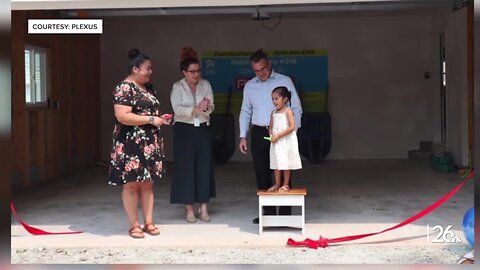 Local business helps to build home for mother and daughter
