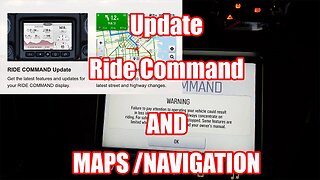 Updating the Ride Command and Map/Navigation software on my 2020 Indian Challenger