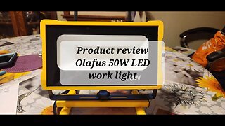 Product review Olafus 50W Led work light @Olafus.