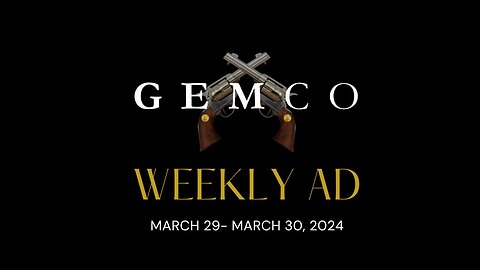 Weekly Ad: March 29 - 30