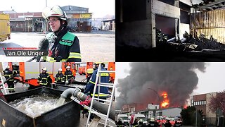 🔴[FEU6 Update] Lagerhallen Brand in der Billstraße