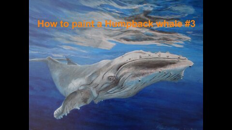 How to paint a humpback whale #3