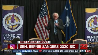 Sanders announces 2020 bid