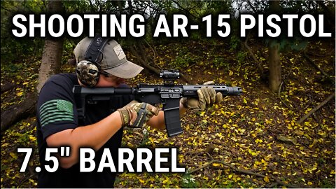 Shooting My 7.5” AR-15 Pistol