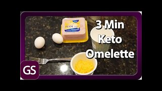 Easy 3 Minute Keto Omelette