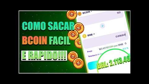 BOMBCRYPTO COMO SACAR BCOIN COMPLETO PASSO A PASSO