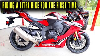 First Time Riding A 1000CC Sportbike!