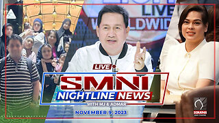 LIVE: SMNI Nightline News with Admar Vilando and MJ Mondejar | November 9, 2023