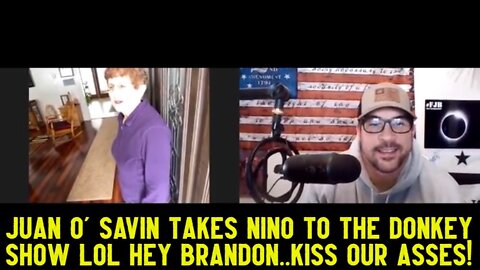 Juan O' Savin Takes Nino To The Donkey Show lol Hey Brandon..Kiss Our Asses!