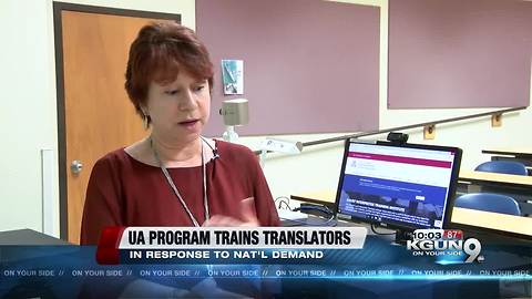 UA program trains translators, interpreters