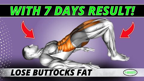 exercises to lose buttocks fat for guys at home slim down buttocks fast🔥