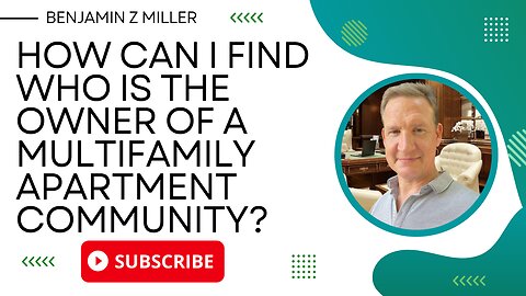 How can I find who is the owner of a multifamily apartment community?