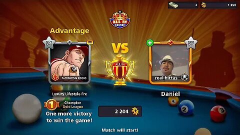 Monaco Table 8 ball pool by Miniclip WINNING