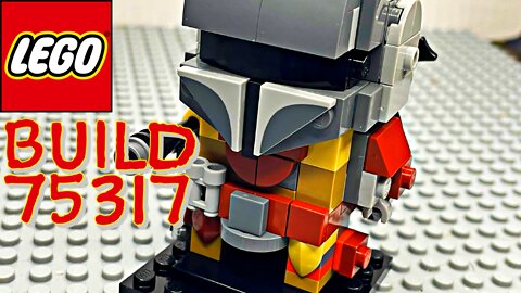 LEGO BrickHeadz Star Wars The Mandalorian 75317 Build Part 1 #lego #legostarwars #themandalorian