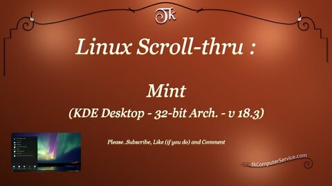 Scroll-thru - Linux - Mint (32bit - v 18.3 - KDE Desktop)