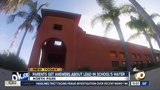 Parents concerned about lead in school's water