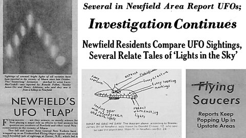 Stanley Orr talks about the bizarre Newfield UFO sightings of 1967