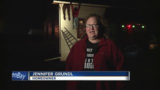 Someone called 911 after mistaking Christmas decorations for a real person