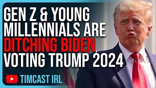 TimcastIRL | Gen Z & Young Millennials Are DITCHING Biden, Voting Trump 2024