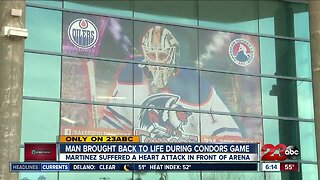 Man Brought back to life during Condors game