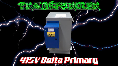 25 kVA Distribution Transformer, 415V Delta Primary, 230Y/133 Wye-N Secondary, Ventilated
