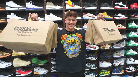 Noah Beck Goes Shopping For Sneakers With CoolKicks